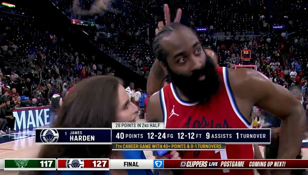 比赛精彩！劲旅火箭不敌雄鹿