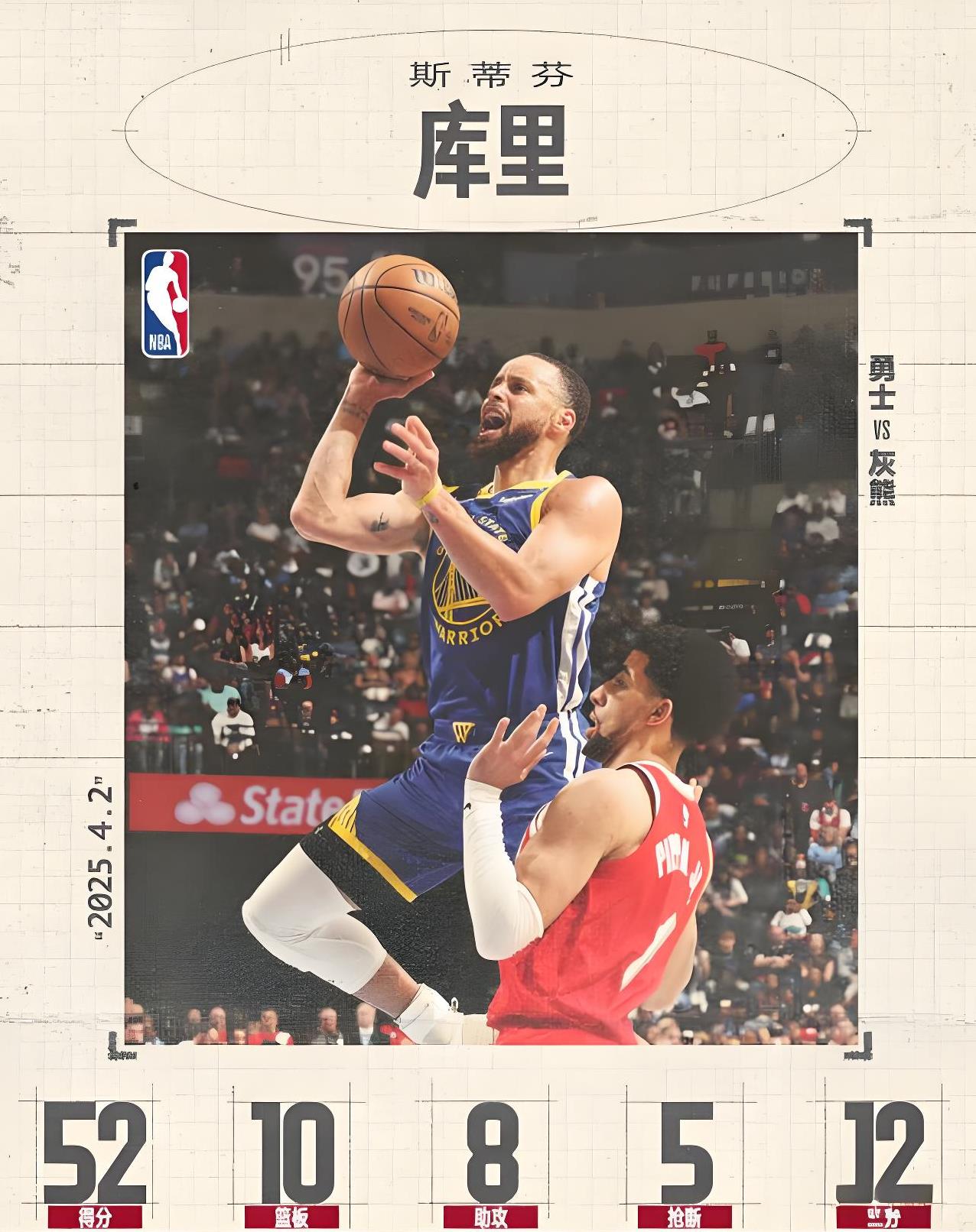 勇士再胜灰熊，半决赛领先